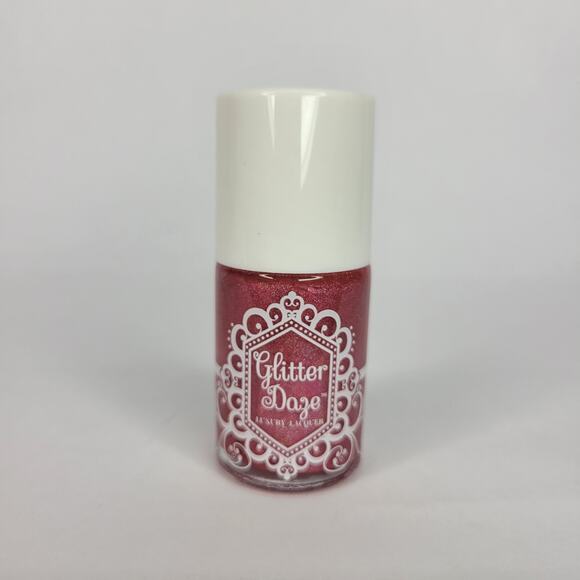 Glitter Daze "Red Hot Rays" NEW Pink Glitter Shimmer Holo Metallic Lacquer - Picture 3 of 7